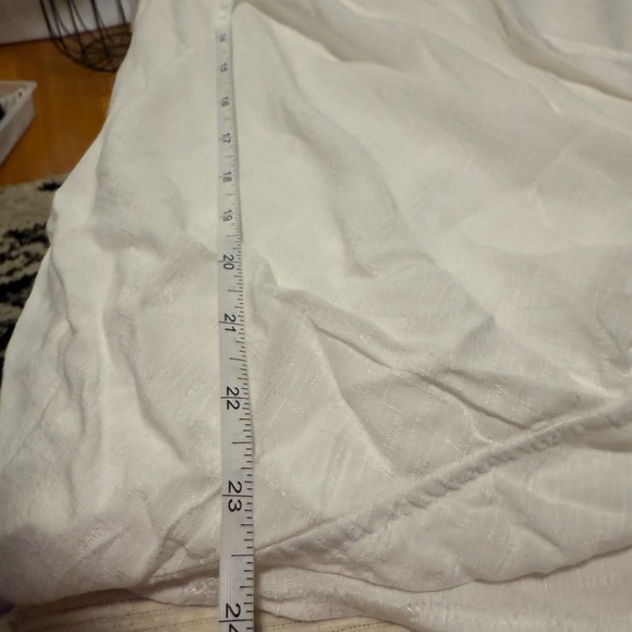 Mustard Seed Cream Wrap Blouse with Relaxed Style - Picture 7 of 9